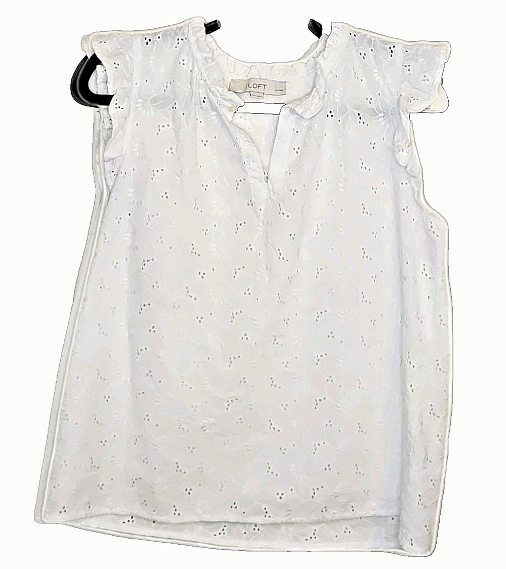 Cottagecore White Eyelet Lace Babydoll Top PM Bohochic Prairie Coastal Cowgirl